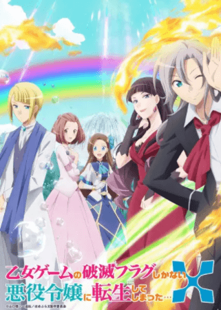 Otome Game no Hametsu Flag shika Nai Akuyaku Reijou ni Tensei shiteshimatta... X انمي